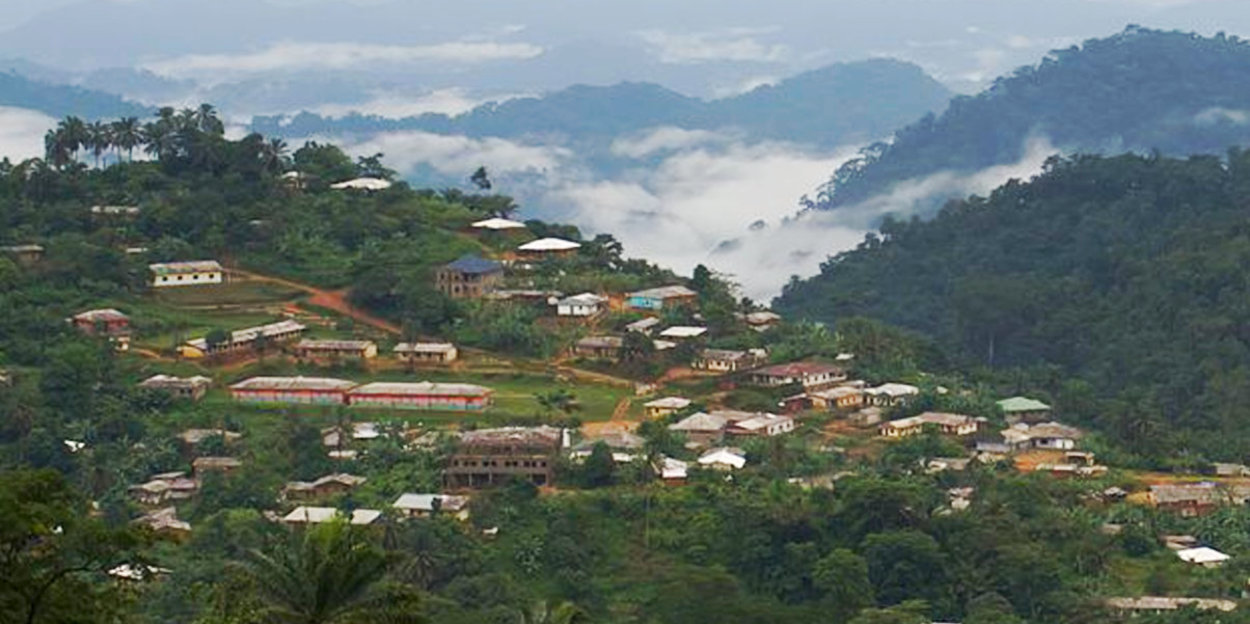 houses in the mountain